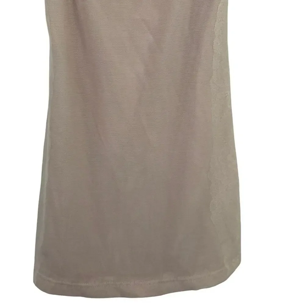 Assets Red Hot Label Spanx 1684 Rose Dust Luxe Lean Open Bust Tank Shaper Cami S